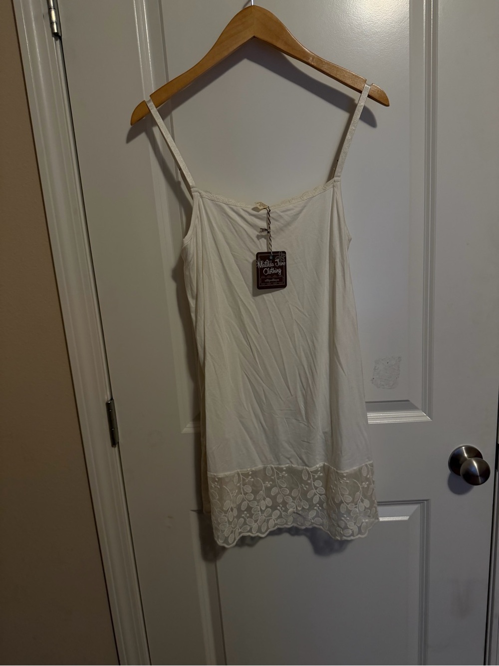 Matilda Jane Cream Lace-Hem Camisole NWT
